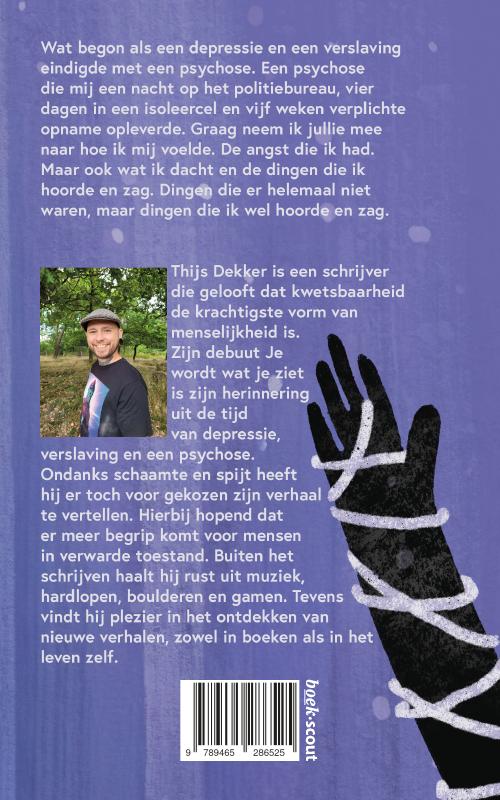 Achterkant van Je wordt wat je ziet