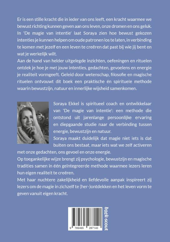 Achterkant van De magie van intentie