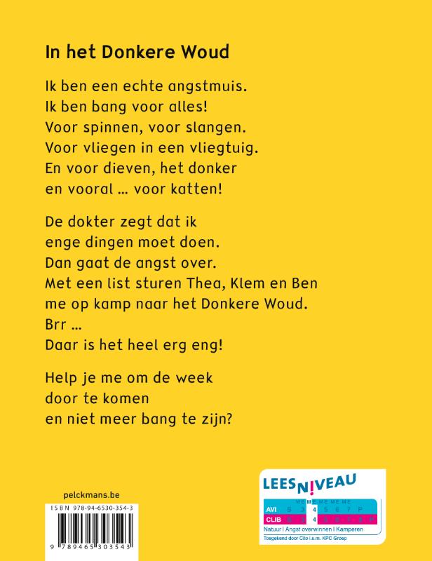 Achterkant van In het donkere woud