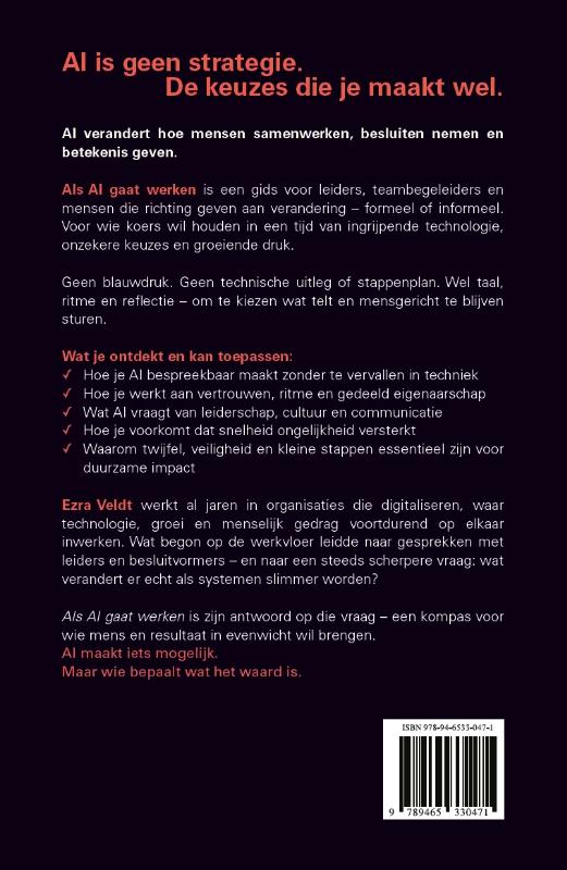 Achterkant van Als AI gaat werken