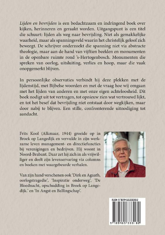 Achterkant van Lijden en bevrijden
