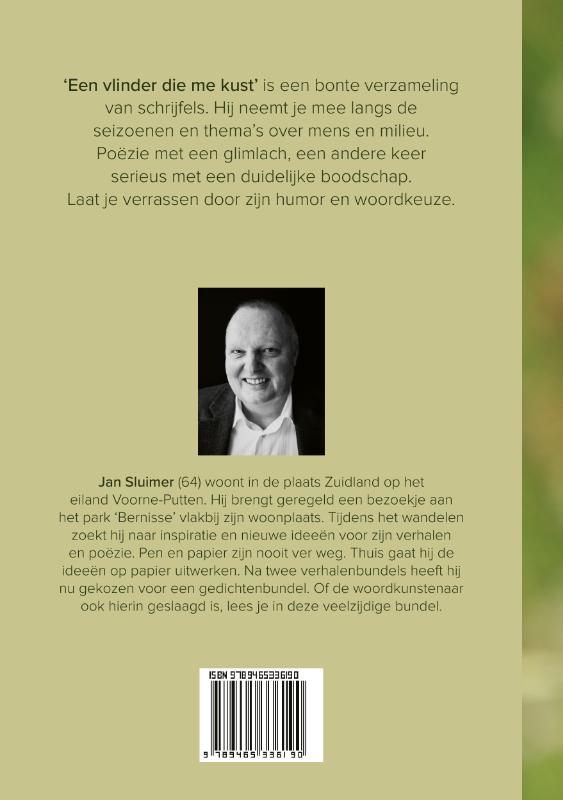Achterkant van Een vlinder die me kust