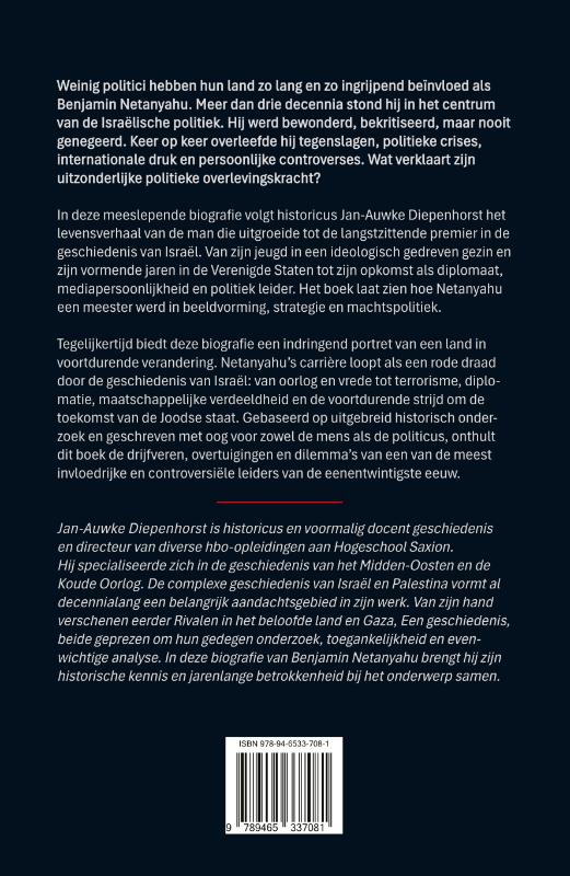 Achterkant van Netanyahu