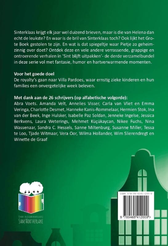 Achterkant van Sint blijft uitpakken