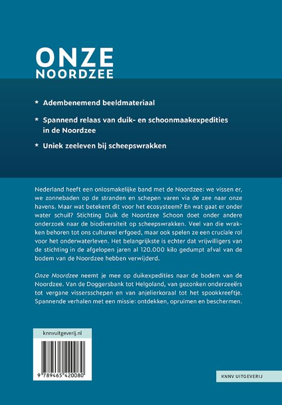 Achterkant van Onze Noordzee