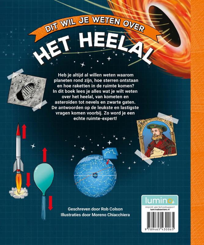 Achterkant van Dit wil je weten over het heelal