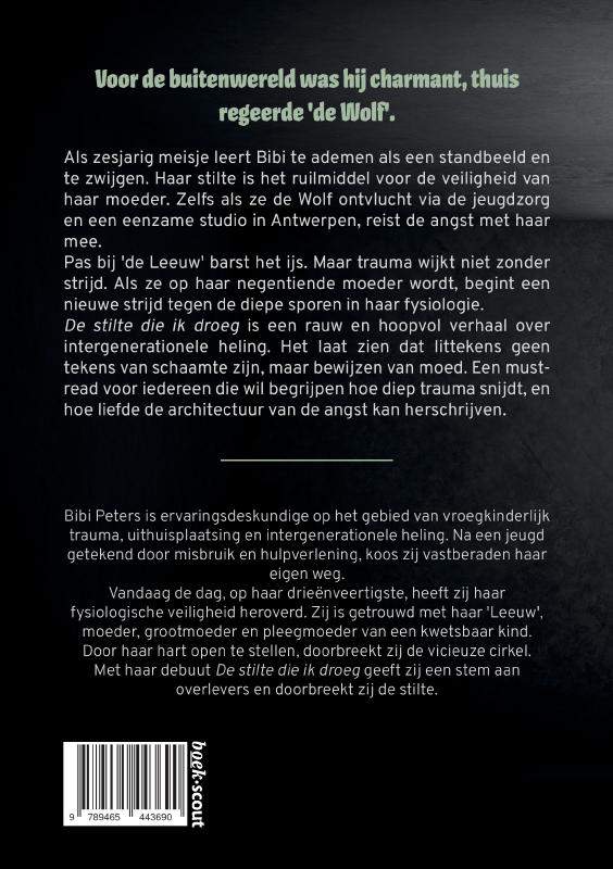 Achterkant van De stilte die ik droeg
