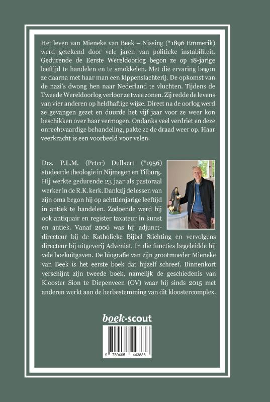 Achterkant van Het voornaamste is dat je wat verdient