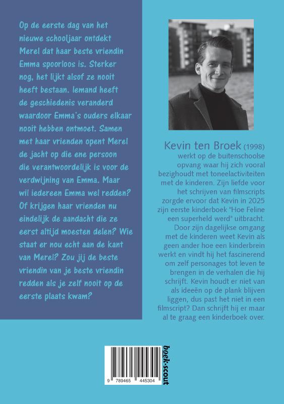Achterkant van Waar Merel de tijd verloor