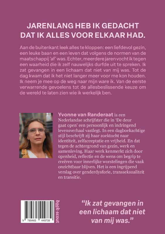 Achterkant van De deur gaat open