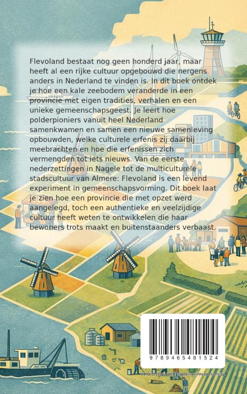 Achterkant van De Cultuur van Flevoland