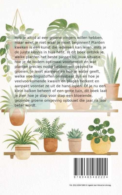 Achterkant van Planten voor Beginners