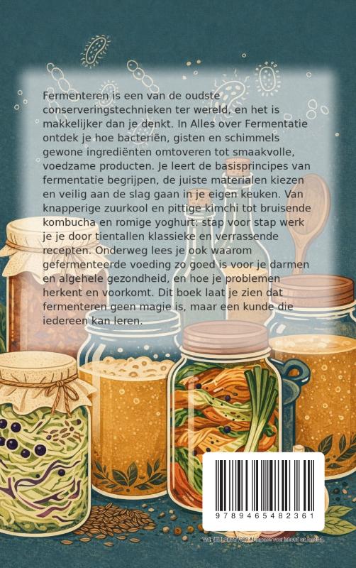 Achterkant van Alles over Fermentatie
