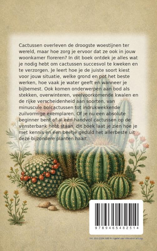 Achterkant van Alles over Cactussen
