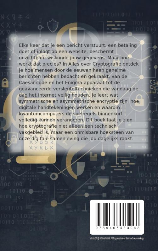 Achterkant van Alles over Cryptografie