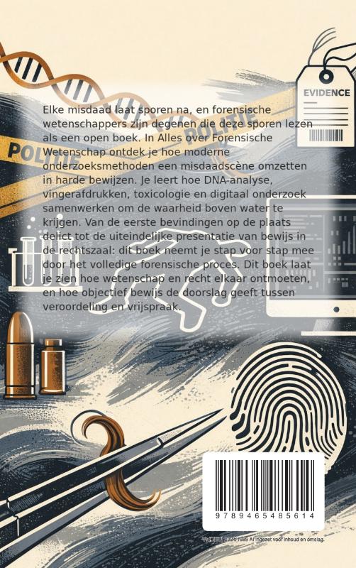 Achterkant van Alles over Forensische Wetenschap