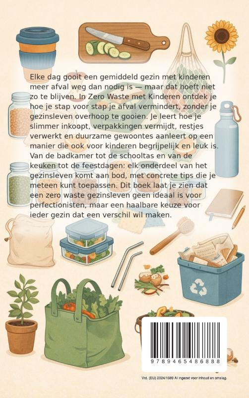 Achterkant van Zero Waste met Kinderen