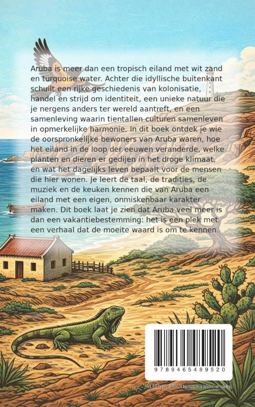 Achterkant van Alles over Aruba