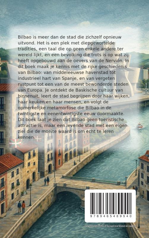 Achterkant van Alles over Bilbao