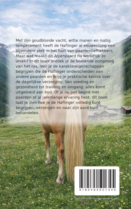 Achterkant van Alles over het Haflinger
