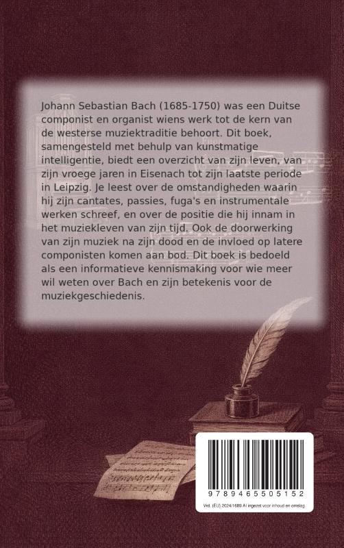 Achterkant van Alles over Johann Sebastian Bach
