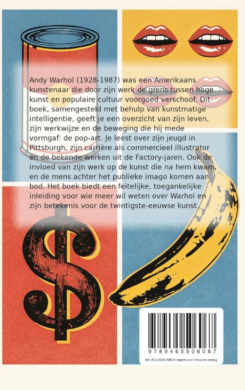 Achterkant van Alles over Andy Warhol