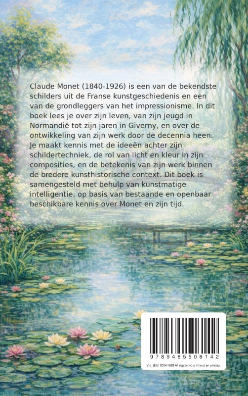 Achterkant van Alles over Claude Monet