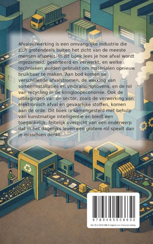 Achterkant van De verborgen wereld van afvalverwerking