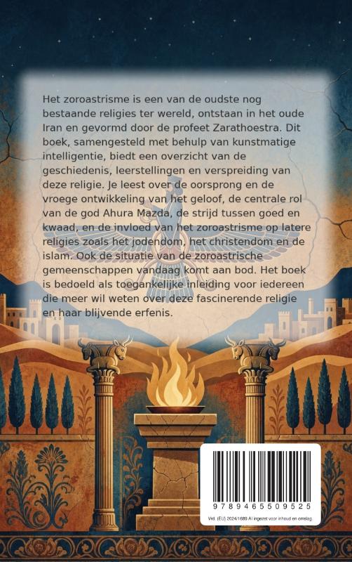 Achterkant van De geschiedenis van het zoroastrisme