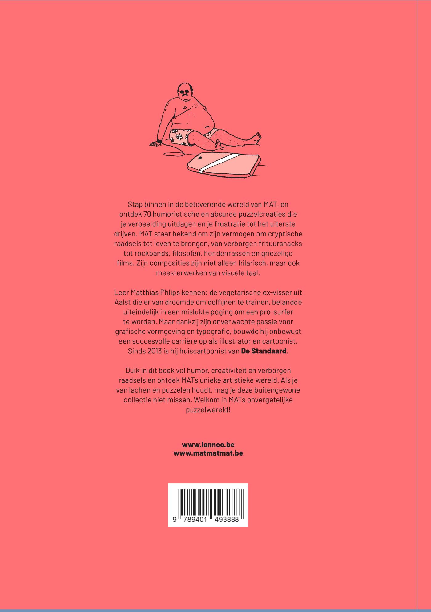 Achterkant van Idiote puzzels voor slimme mensen