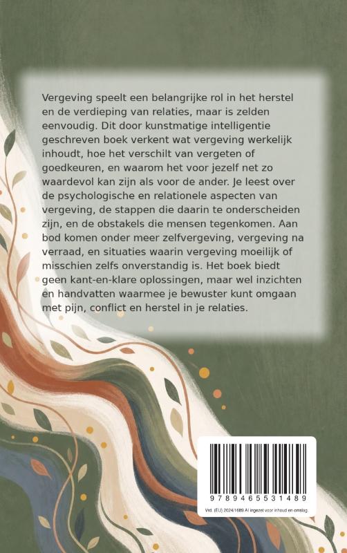 Achterkant van De kunst van het vergeven in relaties