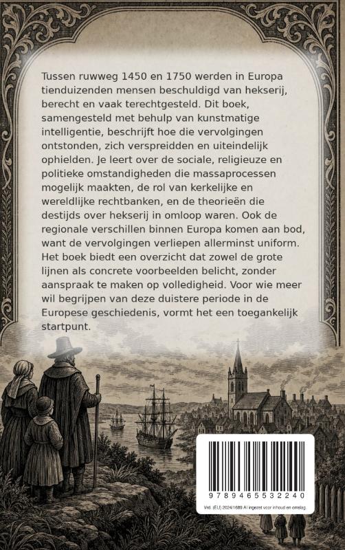 Achterkant van De heksenvervolging in Europa
