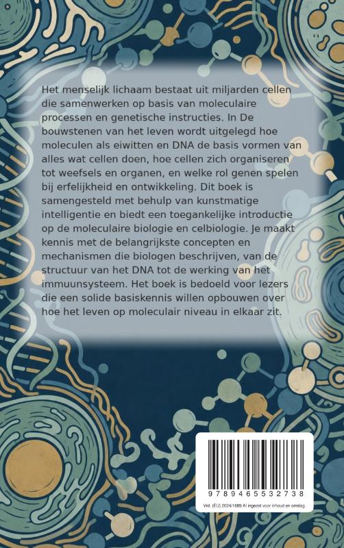 Achterkant van De bouwstenen van het leven