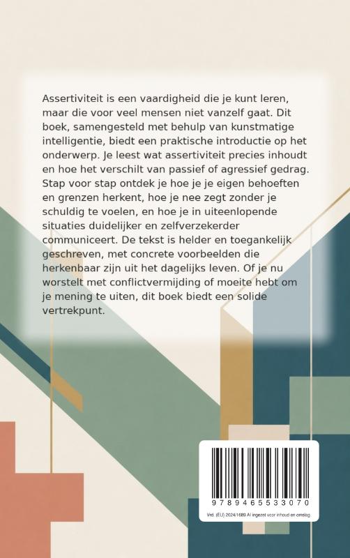 Achterkant van Assertiever worden