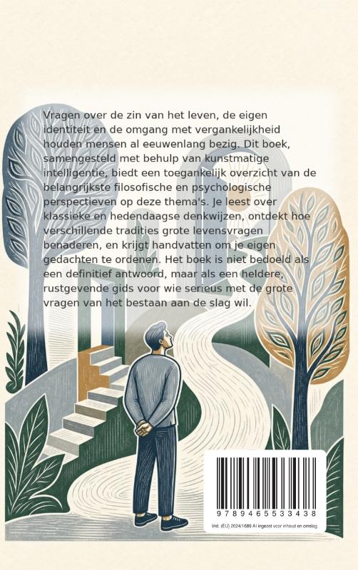 Achterkant van Existentiële vragen zonder paniek