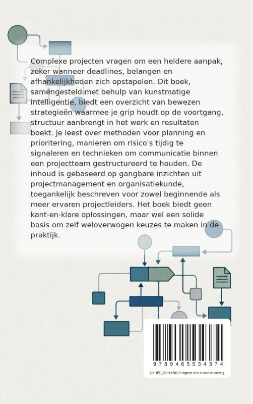 Achterkant van Overzicht houden in complexe projecten