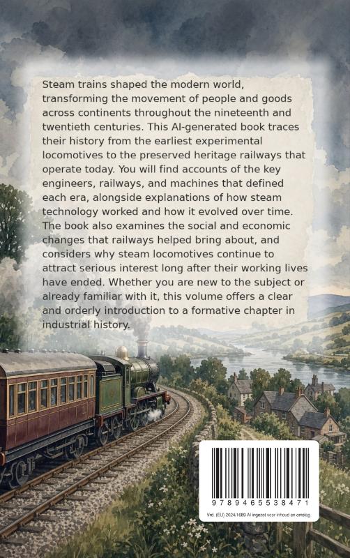Achterkant van Steam Trains