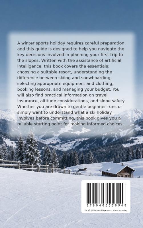 Achterkant van Planning Your First Winter Sports Holiday