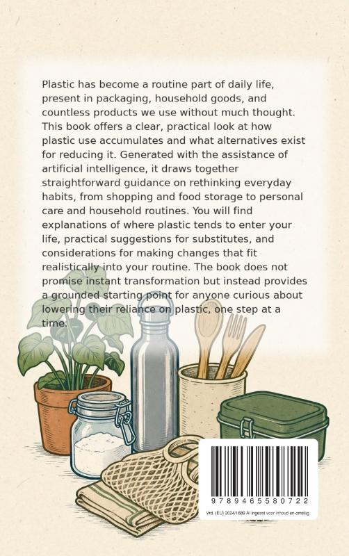 Achterkant van Reducing Plastic Use