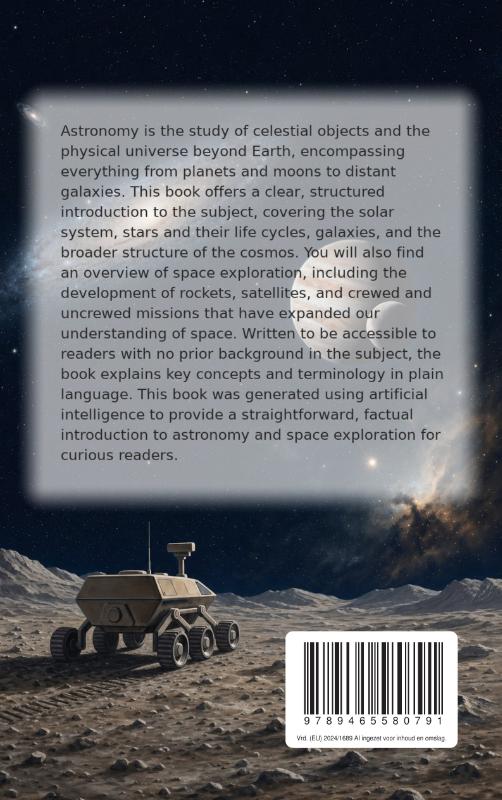 Achterkant van Stars, Planets and the Universe