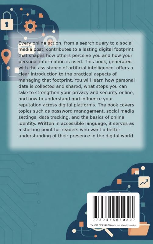 Achterkant van Managing Your Digital Footprint