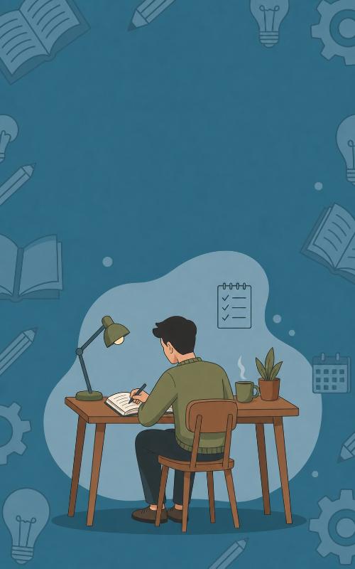 Achterkant van Staying Focused While Studying