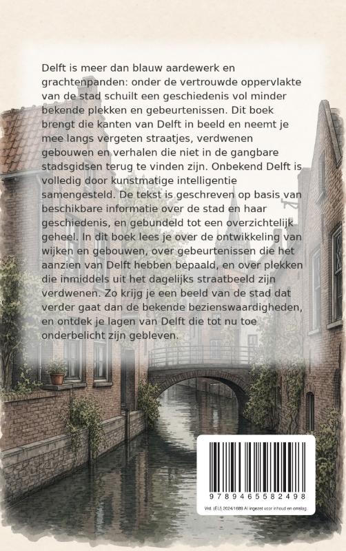 Achterkant van Onbekend Delft