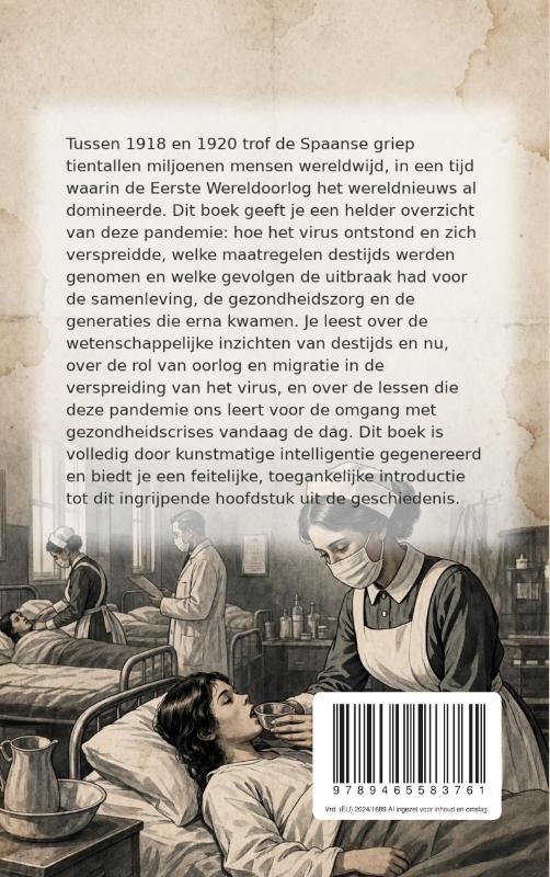 Achterkant van Alles over de Spaanse Griep