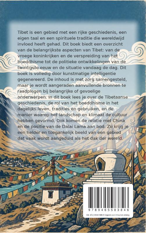 Achterkant van Alles over Tibet