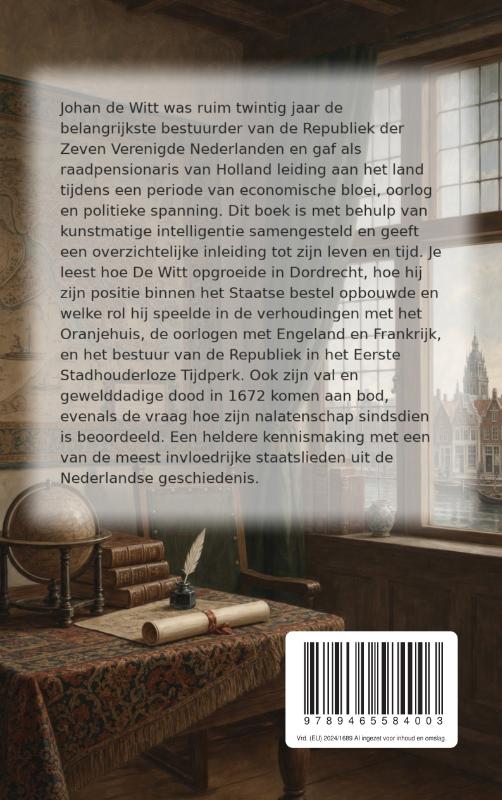 Achterkant van Alles over Johan de Witt