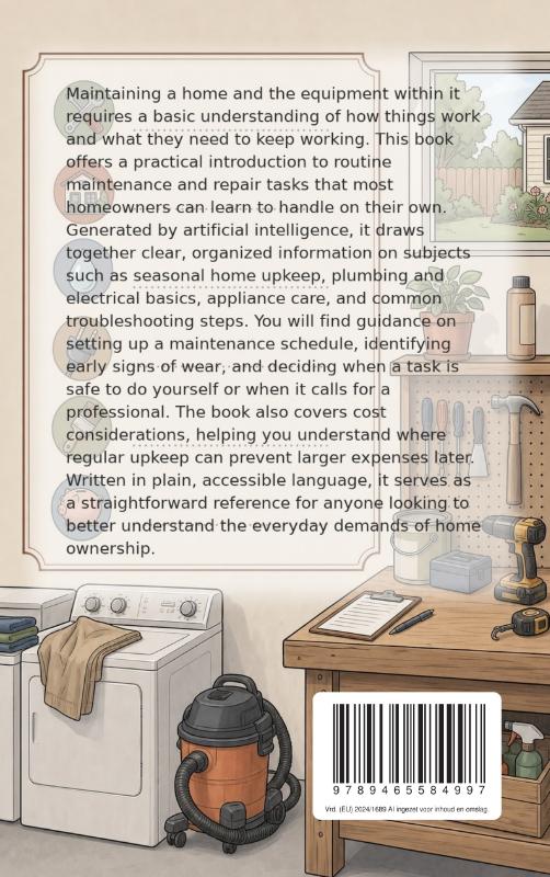 Achterkant van Doing Your Own Home and Equipment Maintenance