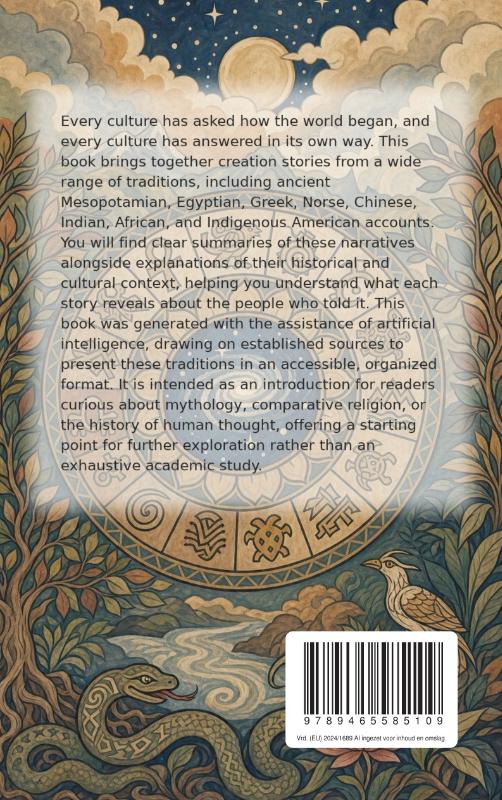 Achterkant van Creation Stories from Around the World