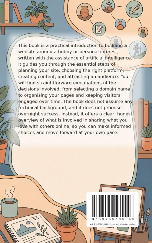 Achterkant van A Website for Your Hobby or Passion