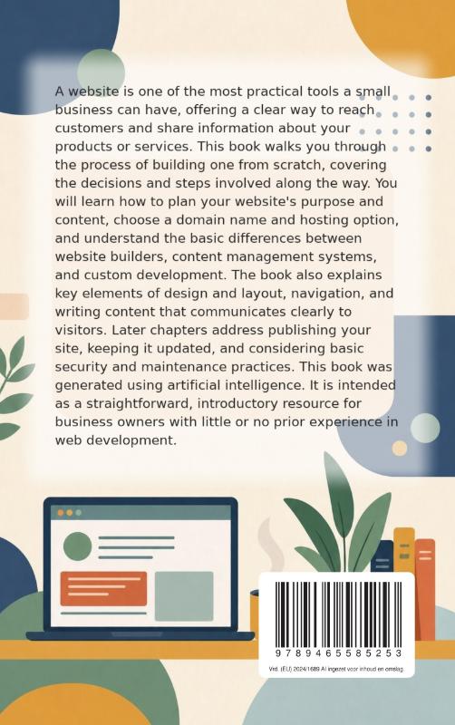 Achterkant van A Website for Your Small Business